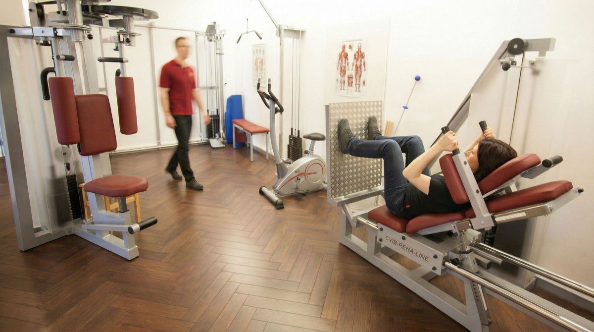 Krankengymnastische Übung